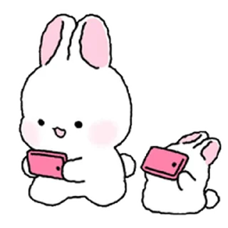 Lovely Rabbit Tozzi emoji 📱