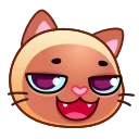 Meow Emoji sticker 😏