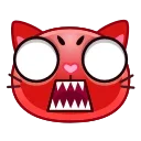 Meow Emoji sticker 😡