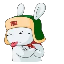 Эмодзи Mi Bunny 😝