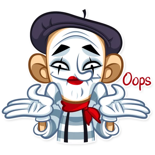 Mike The Mime sticker ☺️