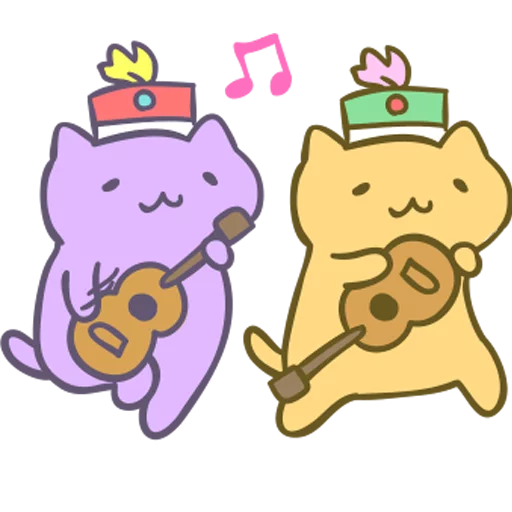 Kitty March Band sticker 🎸
