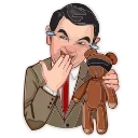Telegram emoji Mr Bean