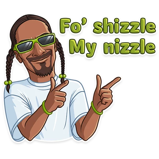 Snoop Dogg sticker 