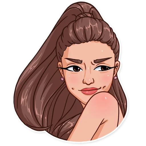 Стикер Telegram «Ariana Grande» 