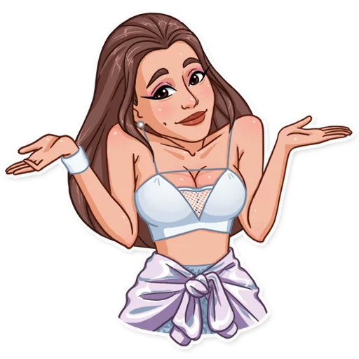 Стикер Telegram «Ariana Grande» 
