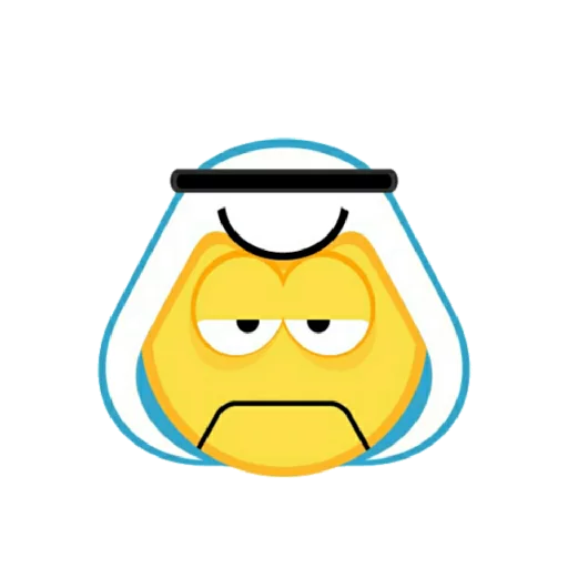 Muslim Emoji sticker ☹
