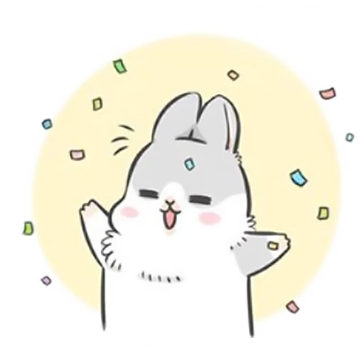 Telegram stickers Machiko Rabbit