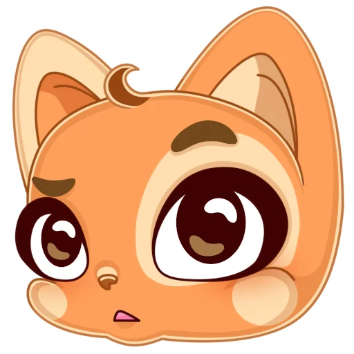 Мандариновый кот sticker 🤗