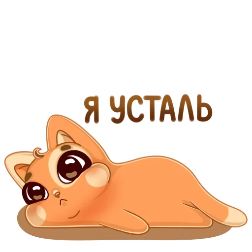 Мандариновый кот sticker 😒