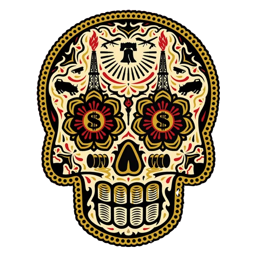 Mexican Skulls naljepnica 💲