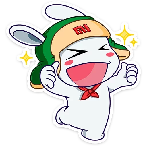 Кролик Mi Rabbit sticker ☺️