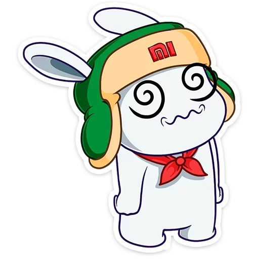 Кролик Mi Rabbit sticker 😵