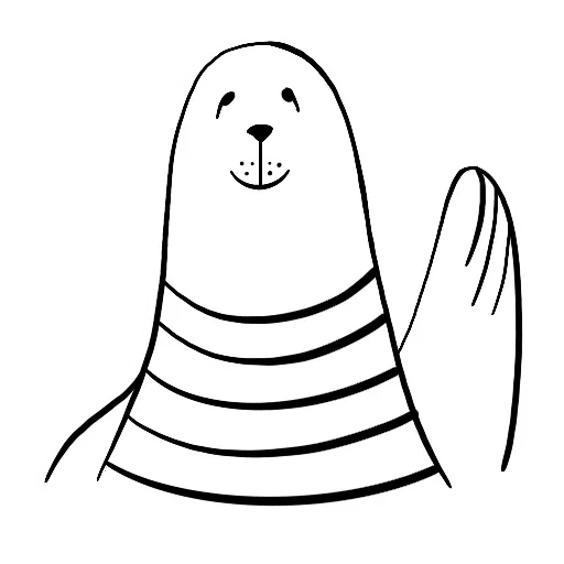 Telegram stiker «Мне лень-я Тюлень» 😙