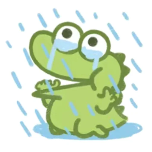 Cute Crocodile emoji 😕