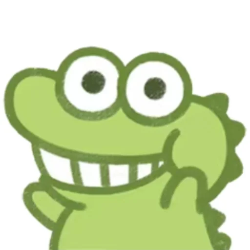 Cute Crocodile emoji 😁