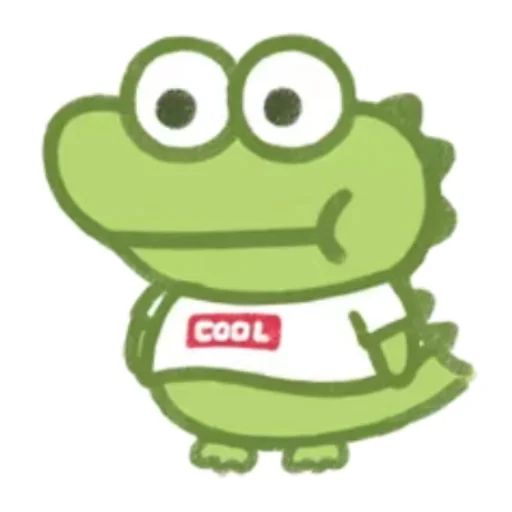 Cute Crocodile emoji 😐