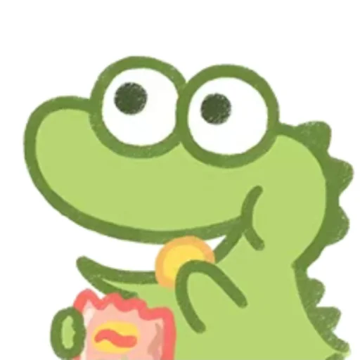 Cute Crocodile emoji 🍉