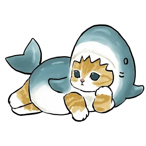 Коты mofu_sand sticker 🤔
