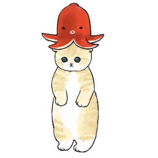 Коты mofu_sand sticker 🐙