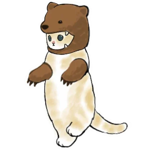 Коты mofu_sand sticker 🐻