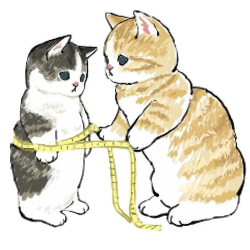 Коты mofu_sand sticker 😕