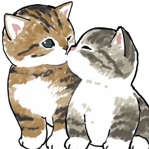 Коты mofu_sand sticker 😘