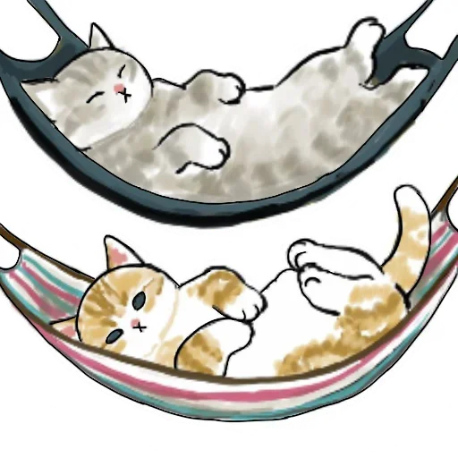Коты mofu_sand sticker 😴