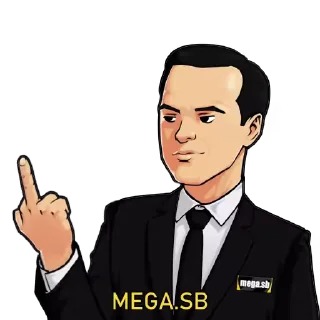 Moriarty stiker 🖕