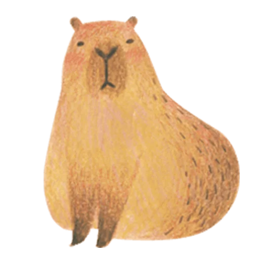 Telegramske naljepnice Mr. Capybara