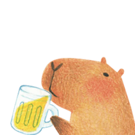 Mr. Capybara naljepnica 🍺