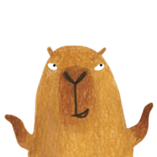 Mr. Capybara naljepnica 🙄