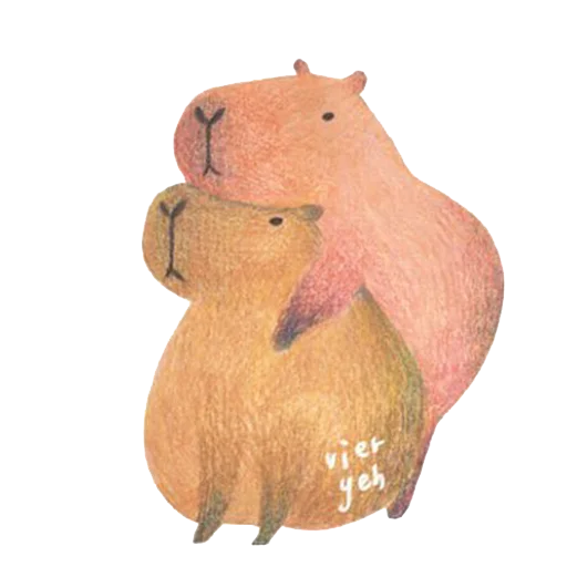 Mr. Capybara sticker 🤗