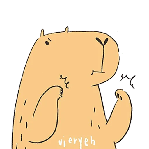 Mr. Capybara stiker 👊