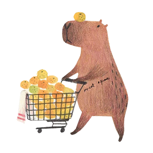 Mr. Capybara pelekat 🛒