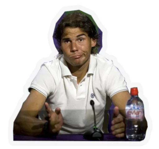 Rafael Nadal pelekat 😜