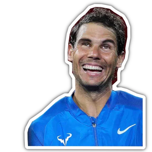Rafael Nadal pelekat 😂