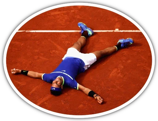 Rafael Nadal pelekat 😴