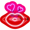 Telegram emoji Neon Emoji