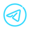 Telegram emoji Неоновые логотипы