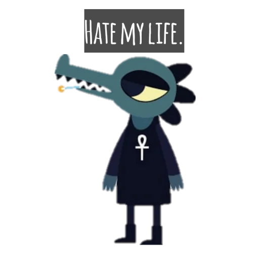 Night In The Woods Dialog sticker 😒