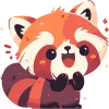 Red Pandas emoji ☺️