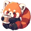 Red Pandas emoji ☕️