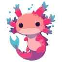 Telegram emoji Axolotl