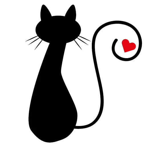 Black cat ✌️ stiker 🤞