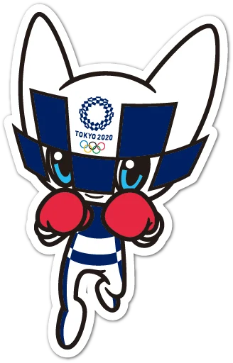 Summer Olympics 2020 Miraitowa stiker 🥊