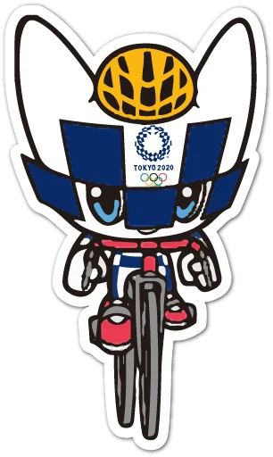 Стикер Summer Olympics 2020 Miraitowa 🚴