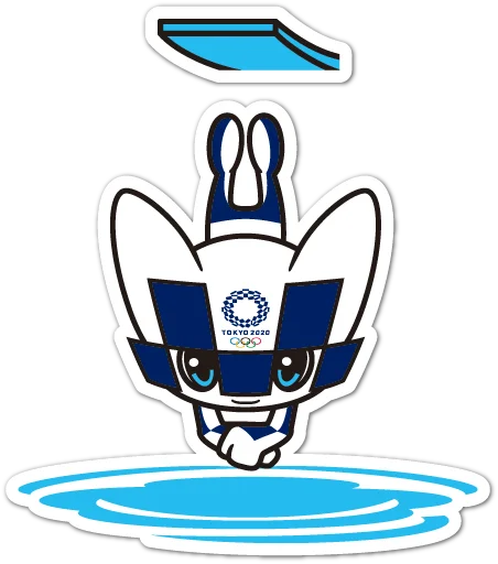 Summer Olympics 2020 Miraitowa stiker 🤿