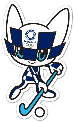 Summer Olympics 2020 Miraitowa stiker 🏑