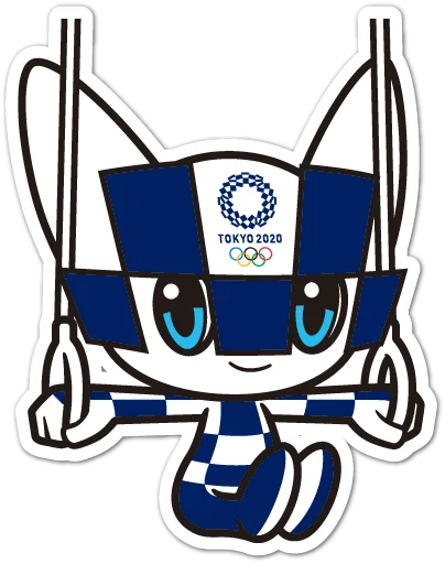 Summer Olympics 2020 Miraitowa sticker 🤸